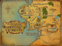A Map of Middle Earth