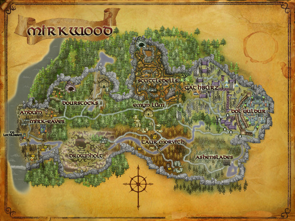 LOTRO Скриншоты - Карты - Mirkwood