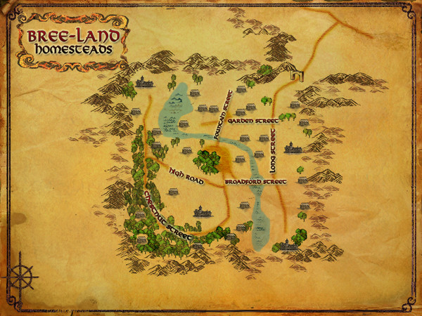 LOTRO Скриншоты - Карты - Bree-Land